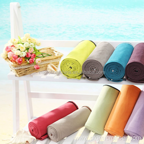 microfiber suede hot yoga towel